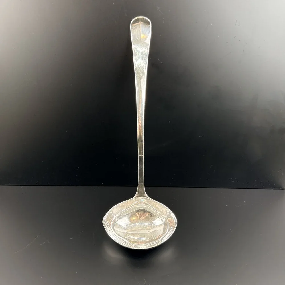 Vintage Gerity Silver Plate Ladle Georgian Style‎ Reproduction GS 48 Drop Hook